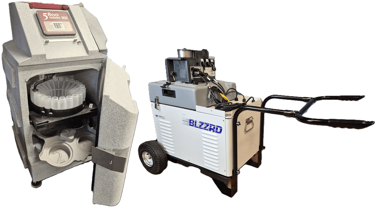 wastewater refrigerated composite sampler